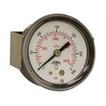 90 SERIES PANEL MOUNTED GAUGE STEEL 2'' 0-300 PSI / KPA 1 / 4'' NPT CBM BR SOCKET