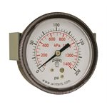90 SERIES PANEL MOUNTED GAUGE STEEL 2.5'' 0-200 PSI / KPA 1 / 4'' NPT CBM BR SOCKET 90 SERIES PANEL MOUNTED GAUGE STEEL 2.5'' 0-200 PSI / KPA 1 / 4'' NPT CBM BR SOCKET