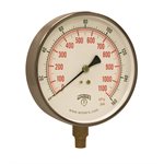 CONTR GAUGE 4.5'' 0-160 PSI / KPA 1 / 4'' BTM
