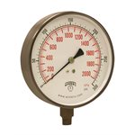 CONTR GAUGE 4.5'' 0-300 PSI / KPA 1 / 4'' BTM