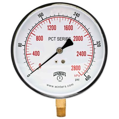 CONTRACTOR 4.5''x1 / 4'' NPT 0 / 400 PSI / KPA