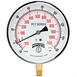 CONTR GAUGE 4.5" 30-0-160 PSI / KPA 1 / 4 BM