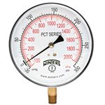 CONTR GAUGE 4.5" 30-0-300 PSI / KPA 1 / 4 BM