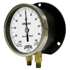 4.5" BRASS DIFFERENTIAL 0 / 100PSI 1 / 4"NPT