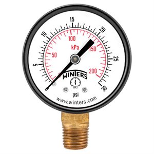 1.5'' x 1 / 8'' NPT BACK 0 / 15 PSI / KPA
