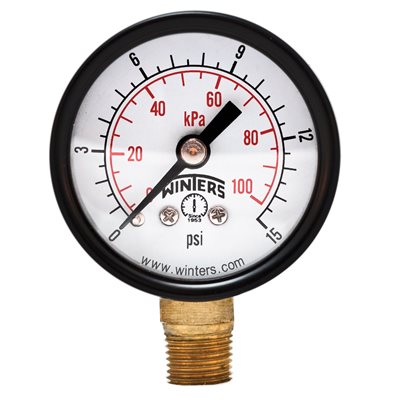 ECONOMY 1.5'' x 1 / 8'' NPT BTM 0 / 15 PSI / KPA