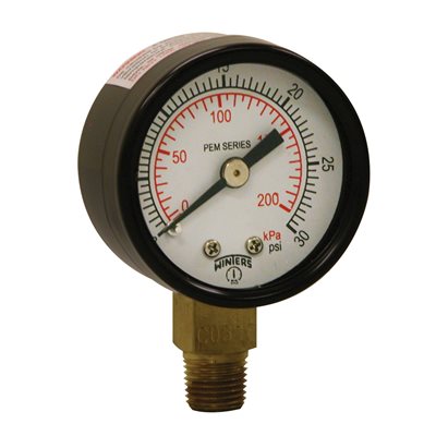 ECONOMY 1.5'' x 1 / 8'' NPT BTM 0 / 30 PSI / KPA