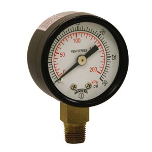 ECONOMY 1.5'' x 1 / 8'' NPT BTM 0 / 30 PSI / KPA