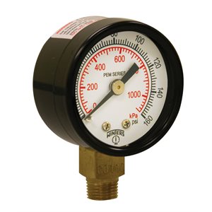 ECONOMY 1.5''x1 / 8'' NPT BTM 0 / 160 PSI / KPA