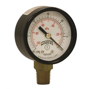 2'' x 1 / 4'' NPT BOTTOM 0 / 30'' VAC / KPA