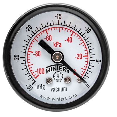 1.5'' x 1 / 8'' NPT BACK 0 / 30'' VAC / KPA
