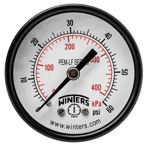 PEM-LF SERIES (LEAD-FREE) 2'' 0 / 60 PSI / KPA 1 / 4'' NPT CBM