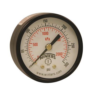 ECONOMY 2'' 0-300 PSI / KPA 1 / 4'' NPT BACK
