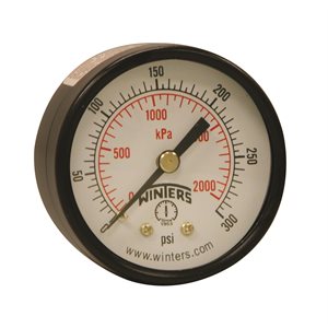 ECONOMY 2'' 0-300 PSI / KPA 1 / 4'' NPT BACK