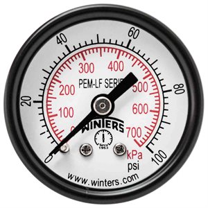 PEM-LF SERIES (LEAD-FREE) 1.5'' 0 / 100 PSI / KPA 1 / 8'' NPT CBM