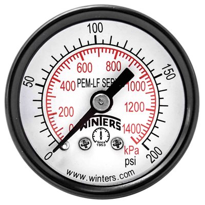 PEM-LF SERIES (LEAD-FREE) 1.5'' 0 / 200 PSI / KPA 1 / 8'' NPT CBM