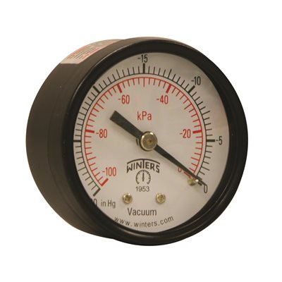 2" x 1 / 8" NPT BACK 0 / 30" VAC / KPA