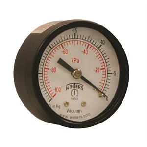 2" x 1 / 8" NPT BACK 0 / 30" VAC / KPA