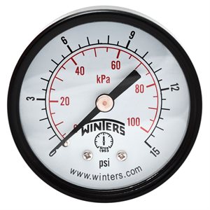 2" x 1 / 8" NPT BACK 0 / 15 PSI / KPA