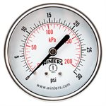 2-1 / 2'' DIAL 0-30 PSI / KPA ECONO