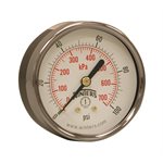 2.5'' ECONO 1 / 4 BCK 0-100 PSI / KPA