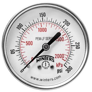 PEM-LF SERIES (LEAD-FREE) 2.5'' 0 / 300 PSI / KPA 1 / 4'' NPT CBM