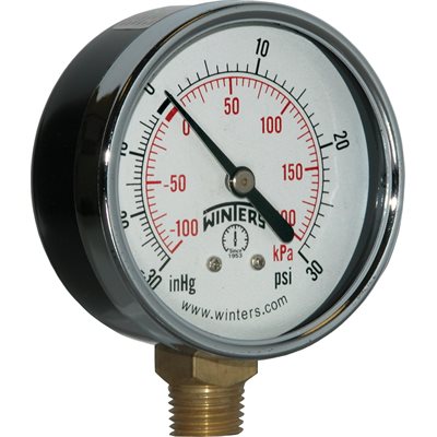 ECONOMY 2.5'' 30-0-30 PSI / KPA 1 / 4'' BTM