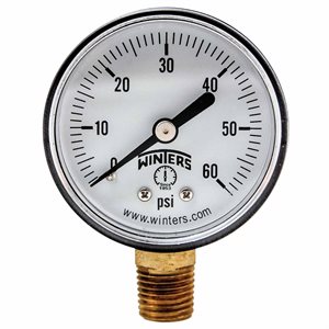 0 / 60 PSI ONLY POOL GAUGE
