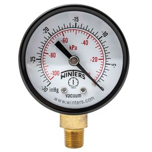 2" x 1 / 8" NPT BOTTOM 0 / 30" VAC / KPA