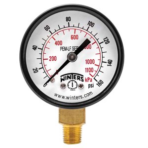 PEM-LF SERIES (LEAD-FREE) 2'' 0 / 160 PSI / KPA 1 / 8'' NPT LM