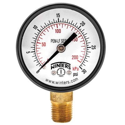 PEM-LF SERIES (LEAD-FREE) 2'' 0 / 30 PSI / KPA 1 / 4'' NPT LM