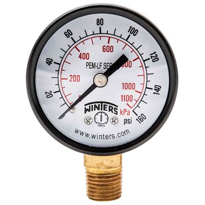 PEM-LF SERIES (LEAD-FREE) 2'' 0 / 160 PSI / KPA 1 / 4'' NPT LM