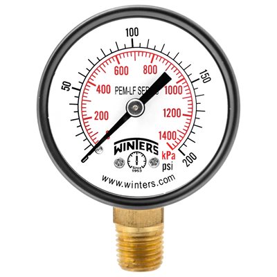 PEM-LF SERIES (LEAD-FREE) 2'' 0 / 200 PSI / KPA 1 / 4'' NPT LM