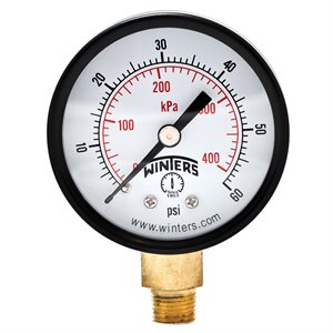 100-30 2" 0-60 PSI / KPA 1 / 8" NPT BTM.