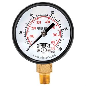 PEM-LF SERIES (LEAD-FREE) 2'' 0 / 100 PSI / KPA 1 / 8'' NPT LM