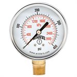 ECONOMY 2.5'' 0-400 PSI / KPA 1 / 4'' NPT BTM