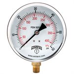 ECONOMY 4" 0-60 PSI / KPA 1 / 4" NPT BOTTOM