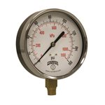 ECONOMY 4" 0-160 PSI / KPA 1 / 4" NPT BOTTOM