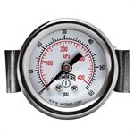 1.5" DIAL 0-60 PSI / KPA 1 / 8" BACK CONN