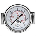2" DIAL X 1 / 8" BCK 0-30 PSI / KPA