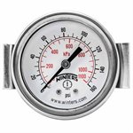2'' DIAL X 1 / 8'' BCK 0-160 PSI / KPA