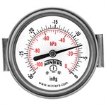 2.5" DIAL U-CLAMP 1 / 4 BCK 30"HG