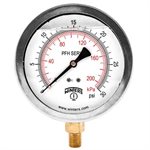 PFH SERIES 2.5'' 30'' HG VAC BRASS 1 / 4'' BTM 1.5% ACC GF
