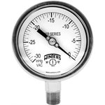 SS 4'' 0-30'' VACUUM 1 / 2'' NPT BOTTOM