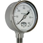 SS 4'' 0-600 PSI 1 / 2'' NPT BOTTOM