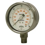 4.0''DIAL,  SS STABILIZER PREMIUM, 0-600 PSI / KPA, 1 / 2''BTM