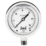 SS 2.5'' 0-30 PSI 1 / 4'' NPT BOTTOM