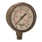 LF / SS 2.5'' 0-30 PSI / KPA 1 / 4'' NPT BOTTOM