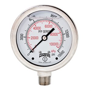 LF / SS 2.5'' 0-15000 PSI / KPA 1 / 4'' BOTTOM