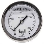 SS 2.5'' 0-200 PSI 1 / 4'' NPT BACK